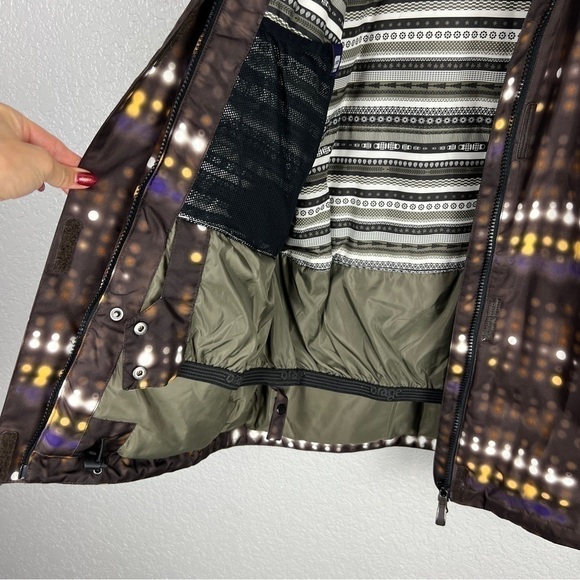 Orage Bianca Ski Jacket S - Snowboard, Winter, Brown, Purple, Snow, Gorpcore - Picture 4 of 14